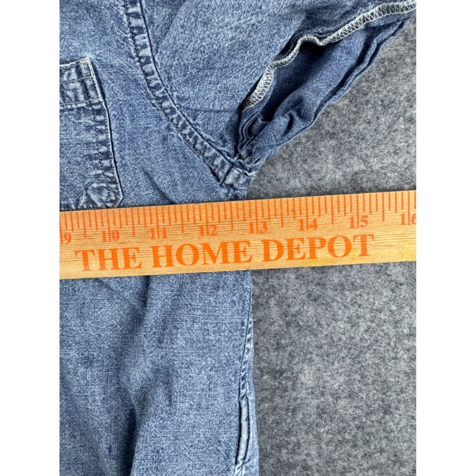 Polo Ralph Lauren Boys Button Down Short Sleeve Denim Shirt Size 3/3T - Image 3 of 4