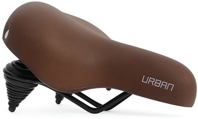 Fahrradsattel Edge Urban - mattes Dunkelbraun (Werkstattverpackung)