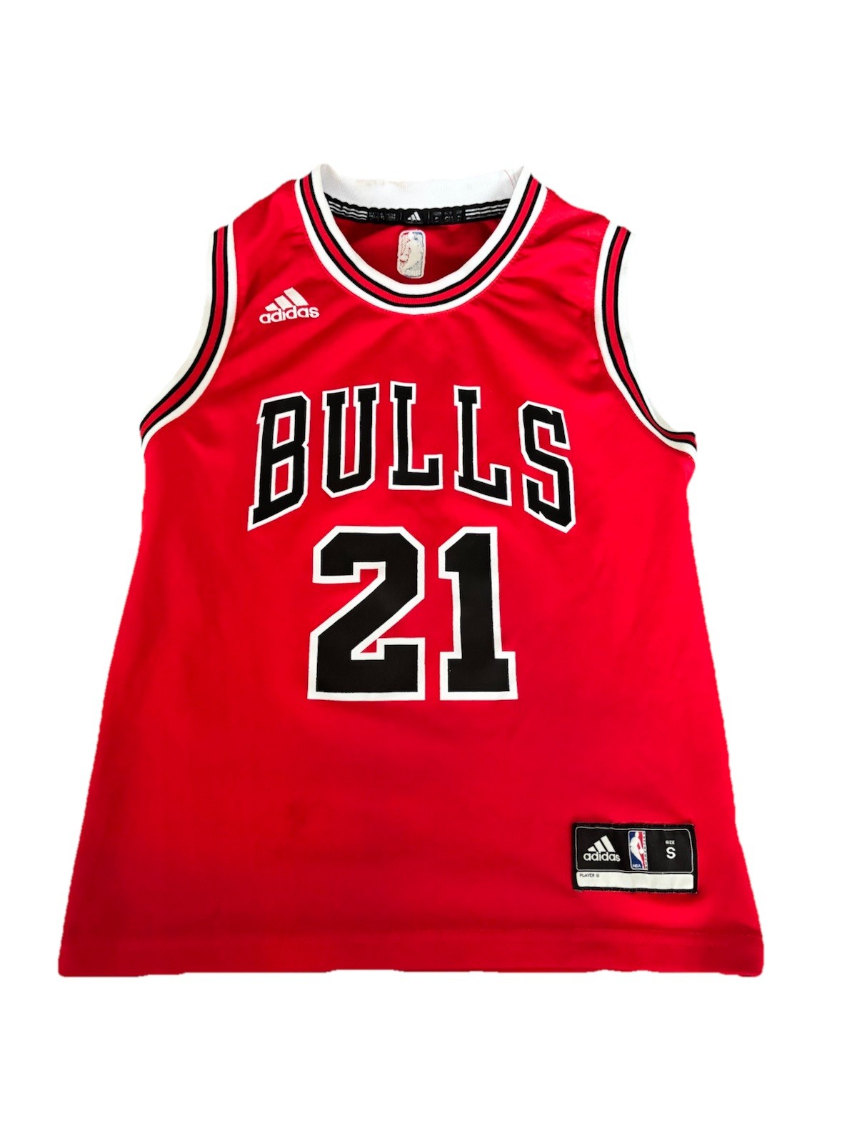 Adidas Chicago Bulls Jimmy Butler #21 Youth Small Red NBA Basketball Jersey