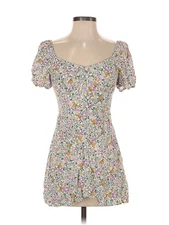 Elodie Women Gray Casual Dress XS