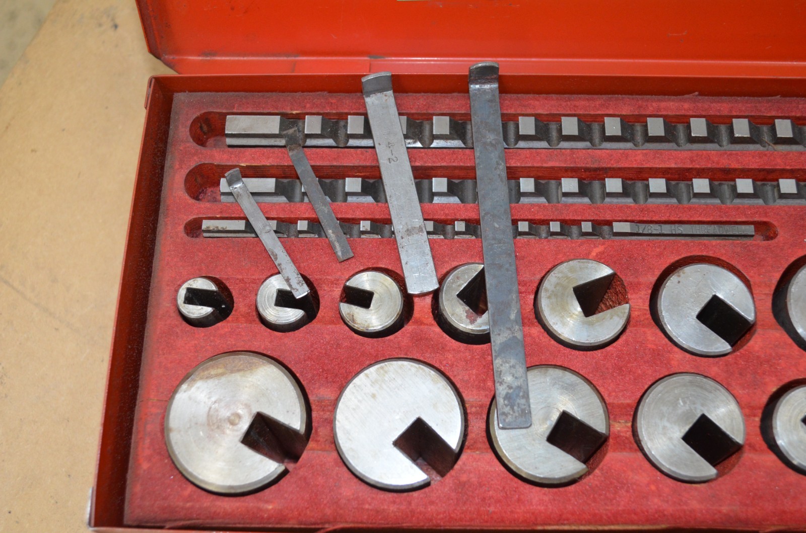 Threadwell High Speed Little Champ Keyway Broaches & Bushings Set 10-10A