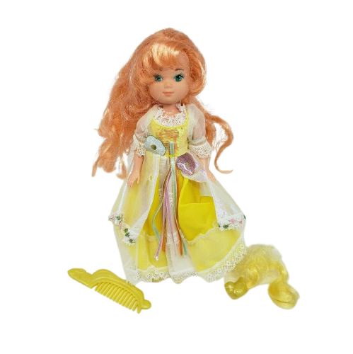 VINTAGE 1987 MATTEL LADY LOVELY LOCKS MAIDEN CURLY CROWN 1 BUNNY