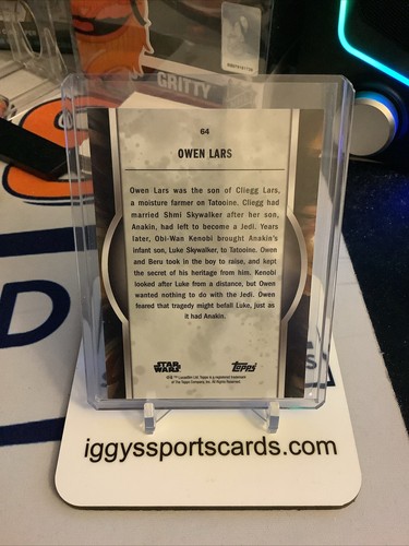 OWEN LARS 2022 TOPPS STAR WARS MASTERWORK #64 - Picture 2 of 2