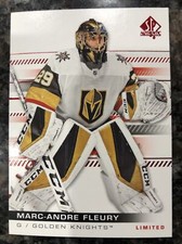 2019-20 SP Authentic Limited Red #16 Marc-Andre Fleury, Vegas Golden Knights