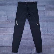 NIKE Dri-FIT ADV AeroSwift Racing Tights Pants Mens Size SMALL Black