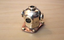 1/12 dolls house miniature Divers diving Helmet MarkV solid brass Study desk LGW