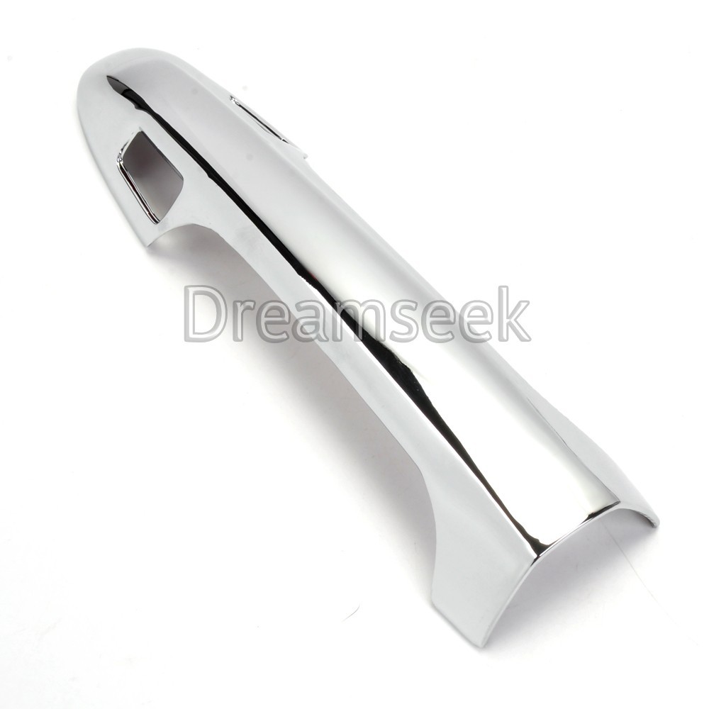 CHROME DOOR HANDLE COVER TRIM FOR TOYOTA KLUGER 2015 201619 WITH SMART