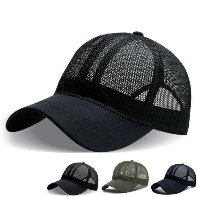 Unisex Full Mesh Baseball Cap Quick Dry Cooling Sunscreen Sports