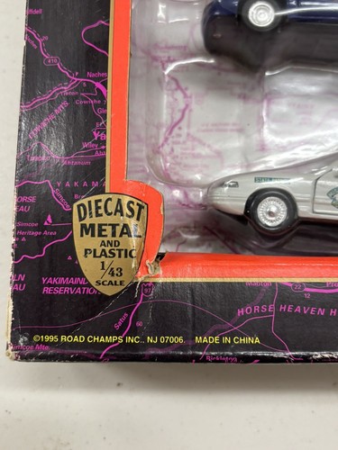 1995 Road Champs Police Series Limited Edition Set Diecast Metal & Plastic 1/43 - Picture 13 of 13