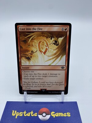 MTG Lord of the Rings C Cast into the Fire #0118