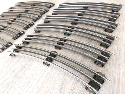 O Gauge HORNBY TRACK 12 x CURVED Rails / 3 Rail Electric Track (G) - Picture 5 of 7