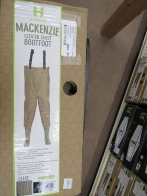 Hodgman Mackenzie Cleat Sole Chest Boot Foot Fishing/Hunting Waders Size - 7