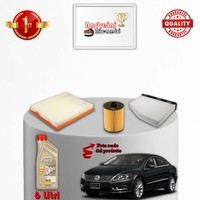 Set Service 3 Filter Und ÖL VW Cc 3.6 FSI 220KW 300CV Von 2012->