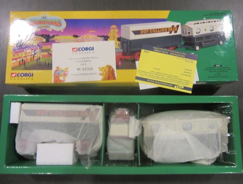 Corgi Classics 1:50 16502 Scammell Highwayman Trailer Caravan MIB Showmans Range - Picture 2 of 8