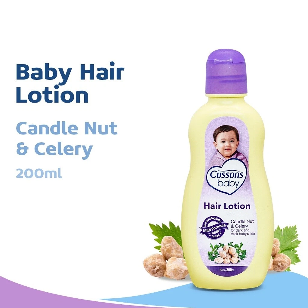 Cussons Baby Hair Lotion Candle Nut & Celery for Dark &