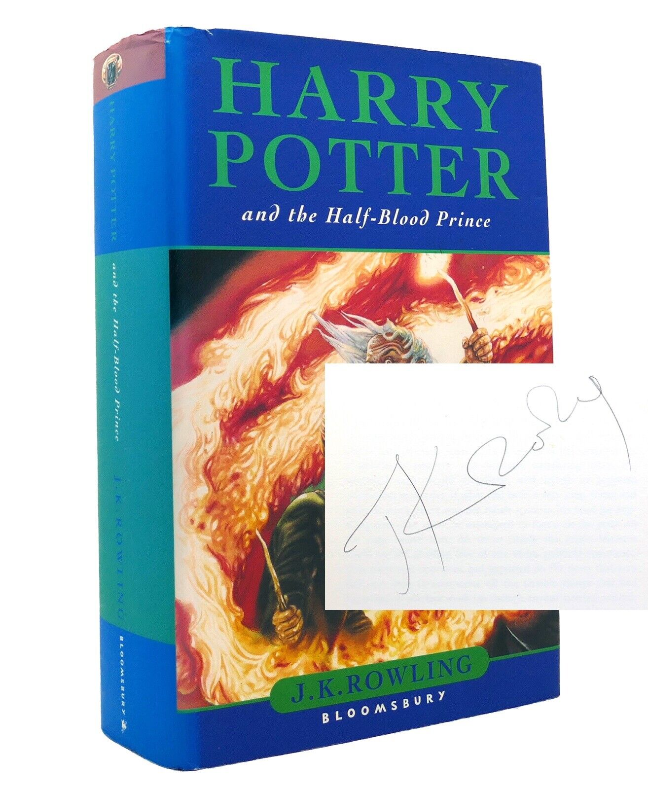 J. K. Rowling Harry Potter Y El Principe Mestizo firmado 1st edición del Reino Unido