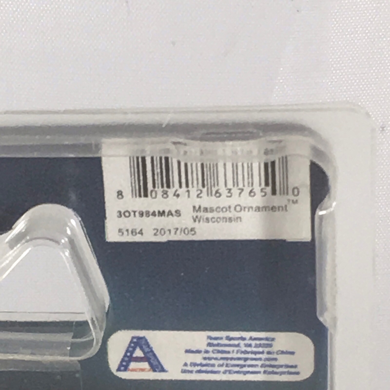  Wisconsin Badgers Mascot Ornament  NCAA Team Sports America