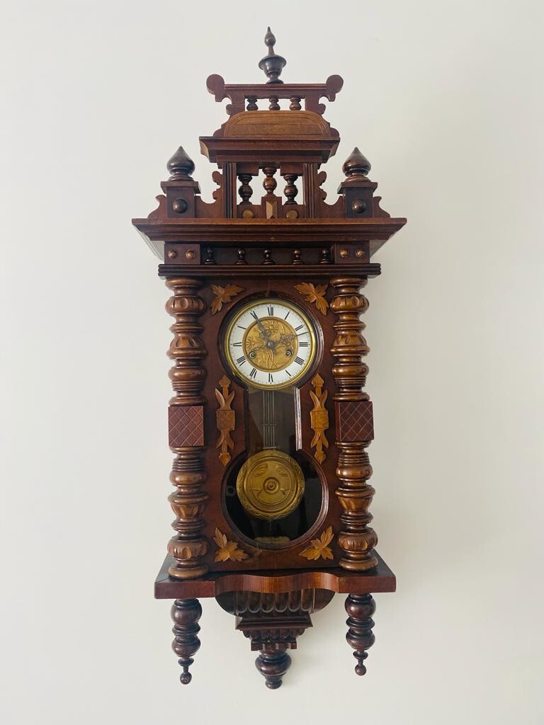 Spectacular Late 19th Century Keyhole Vienna Wall Clock | eBay UK