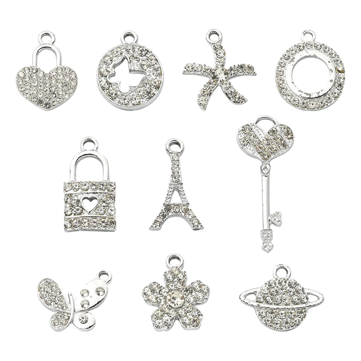 Rhinestone charms sale for jewelry making