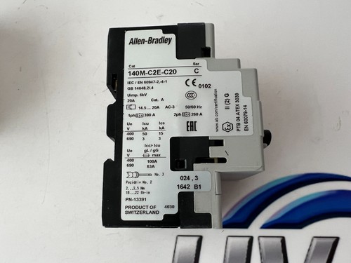 ALLEN BRADLEY 140M-C2E-C20 SER C SCHUTZSCHALTER MOTORSCHUTZ 14,5..20A - Bild 8 von 15