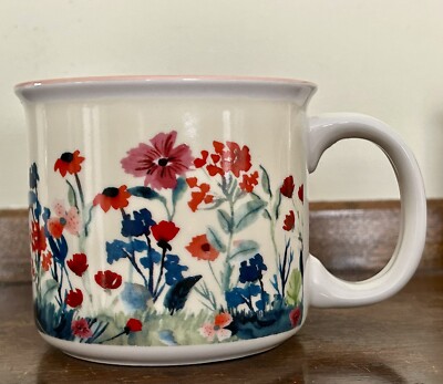 Orly Maison Oversize 16oz Floral Pattern Ceramic Coffee Mug New York