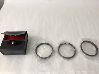 One Set of 3 Vivatar 52mm Screw on Close Up lenses No.1,No.2 No.4 Coated (G2-5)