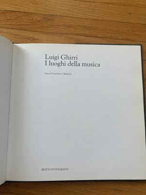 アート・デザイン・音楽 Luigi ghirri L luoghi della musica 1994 Luigi ghirri L luoghi della musica 1994 - メルカリ