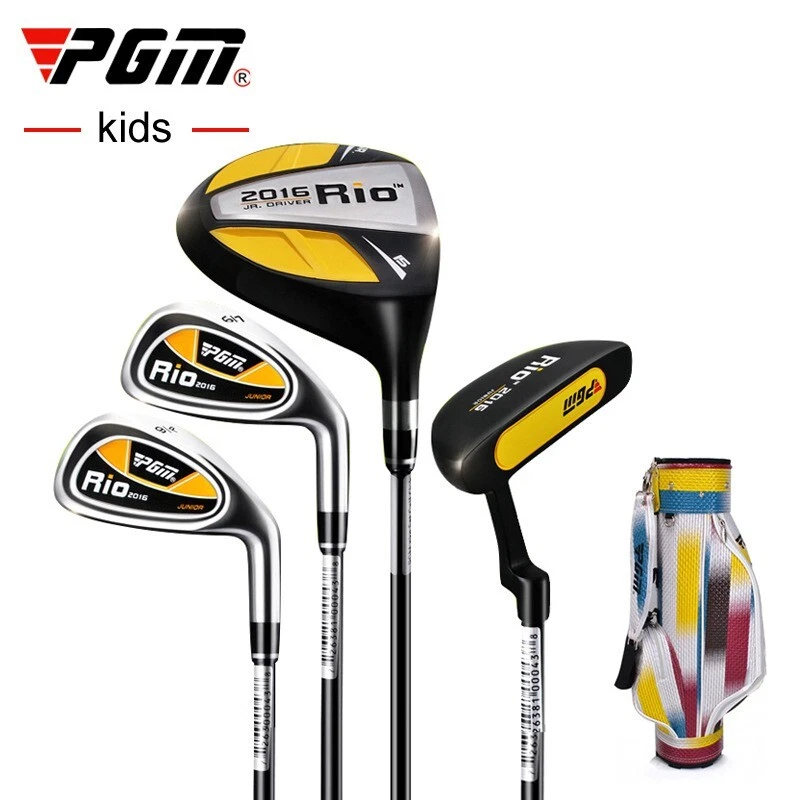 3-12 Age Boys Girls Kids Golf Club Full Sets Carbon Putter Bag Driver Iron Gift - Image 2 of 4