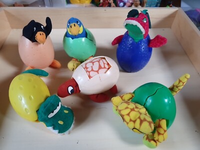 McDonald's Happy Meal Spielzeug - Bruteier - 1998 - 6er Set (C)
