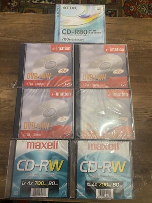 7 Discs brandneu Imation LEER BESCHREIBBAR