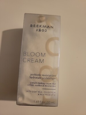 Beekman 1802 Bloom Cream Probiotic Moisturizer Cream Goat Milk 1.69 fl oz NEW