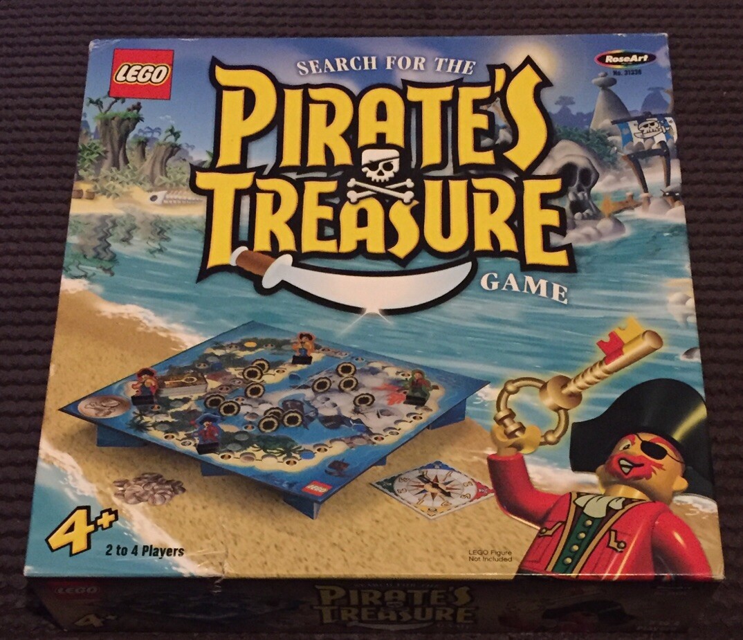LEGO Search For The Pirates Treasure Board Game 100% Complete With Instructions