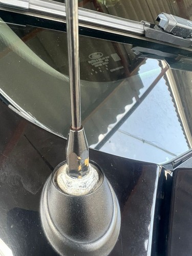 12" Black Stainless Antenna Mast Power Radio AM/FM for Ford Transit 2015-2025 - Bild 10 von 12