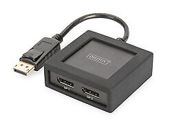 Thumbnail - Ds-45404 Digitus 4k Displayport Splitter, 1x2 D