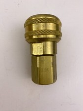 Parker B35 3/8 Inch Push-To-Connect X 3/8 Inch FNPT 300 PSI Brass Quick Coupler