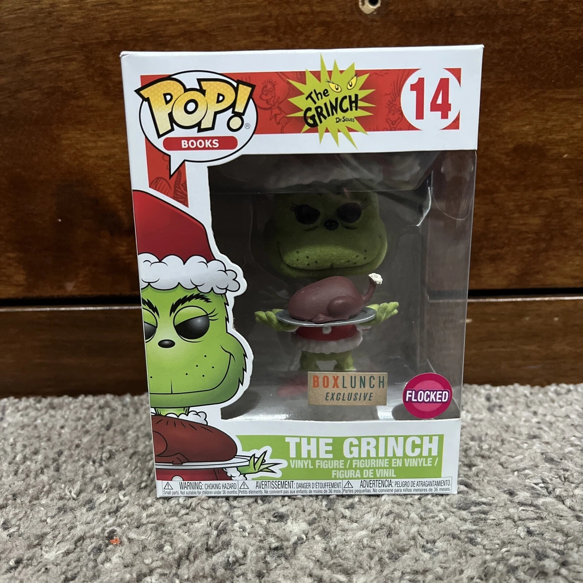 The Grinch (Roast Beast) (Flocked), Vinyl Art Toys