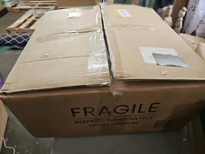 Swiss Madison SM-VS24 Classe 15-5/16" Round Ceramic Vessel - Matte Pink