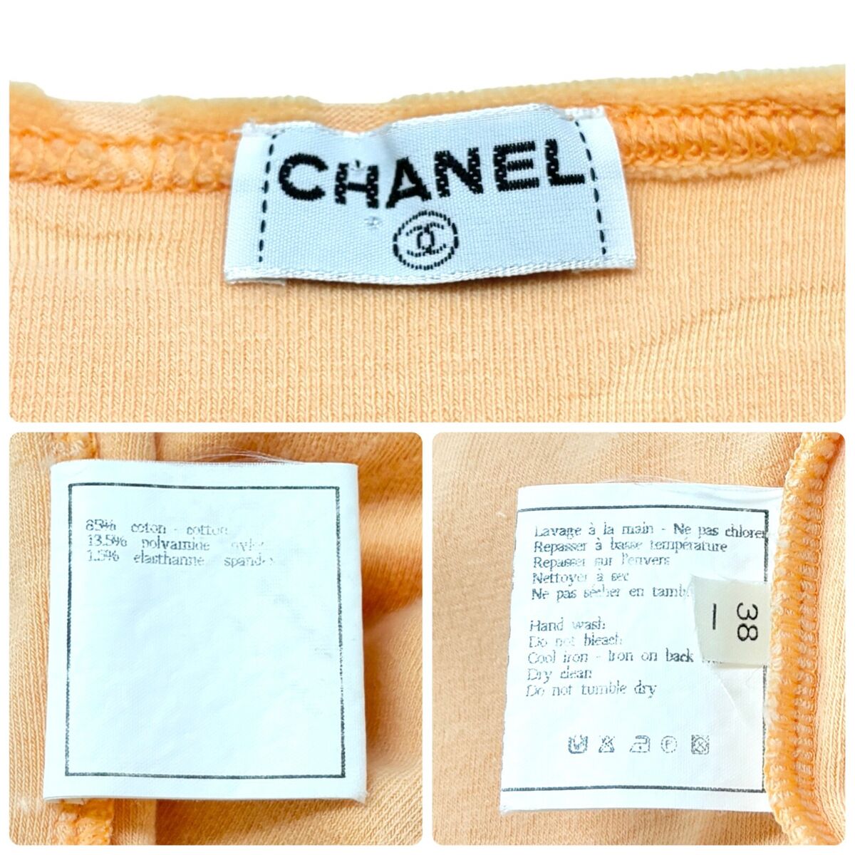 CHANEL Vintage 1996 CC Mark Logo Velour Dress #38 One-piece CHANEL Vintage 1996 CC Mark Logo Velour Dress #38 One-piece