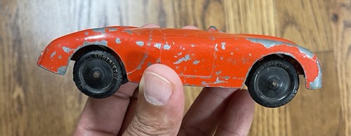 Vintage Porsche Toosietoy Metal Toy Cars Lot Red & Yellow - Picture 9 of 11