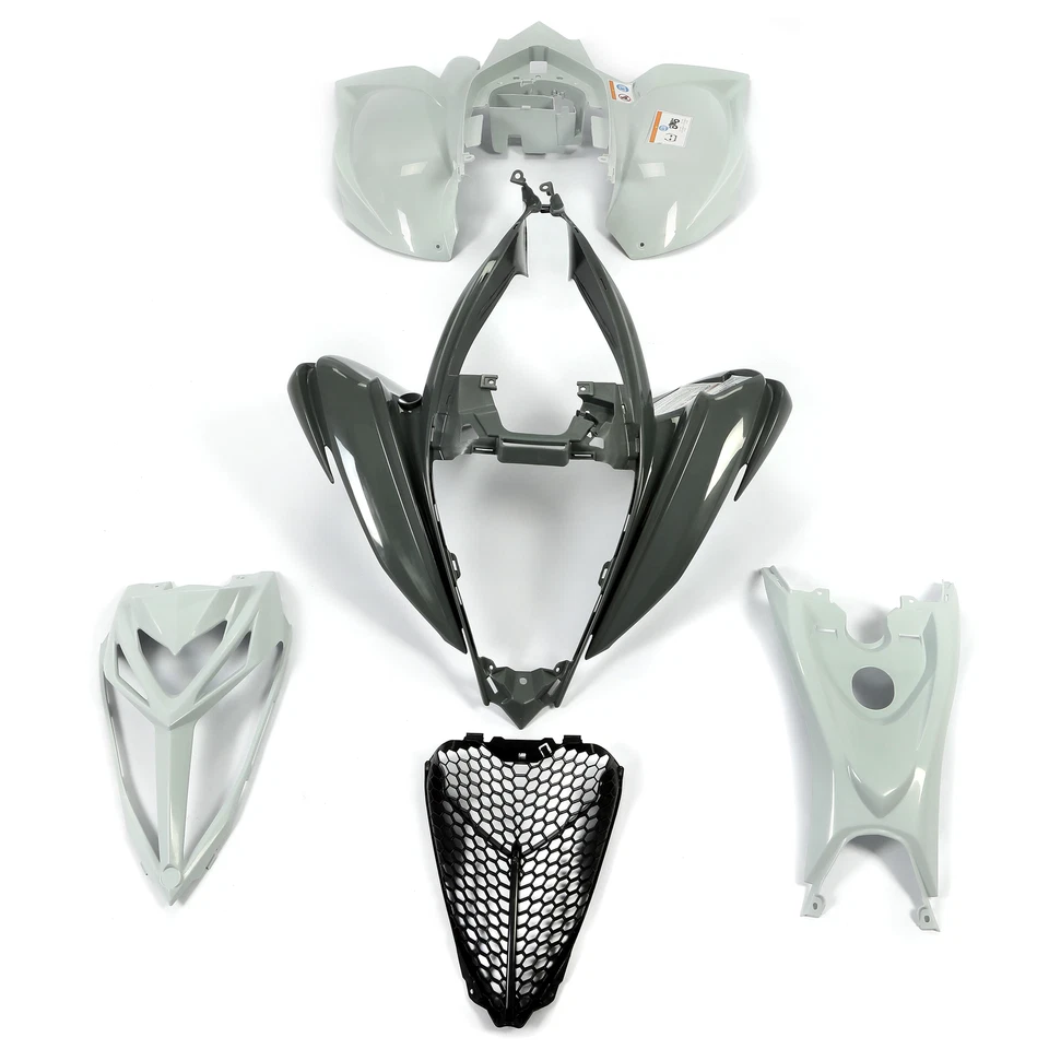 适用于雅马哈猛禽 700 700R 塑料车身挡泥板全套 2006 - 2025 灰色 — 第 4/4 张图片