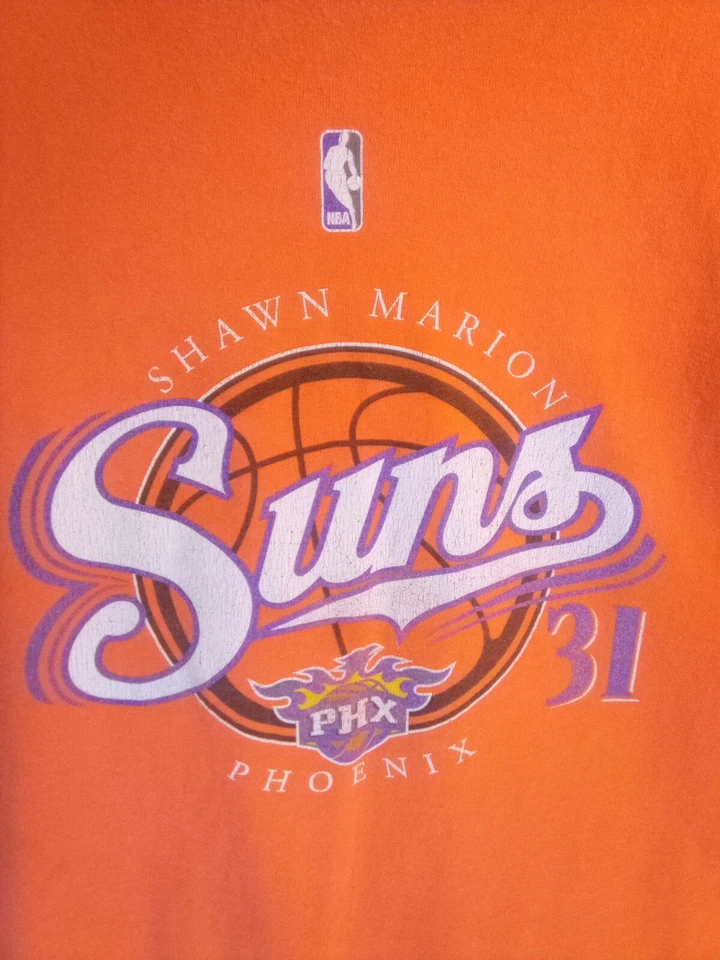 Camiseta De Colección NBA Colección Exclusiva Phoenix Suns #31 Shawn Marion 2x SS 2 Caras Foto 3 de 4