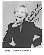 Florence Henderson The Brady Bunch Movie Signed Auto 8x10 Photo PSA/DNA COA