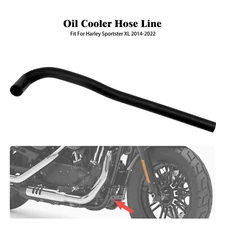 Engine Tank Oil Cooler Hose Line Pipe Fit For Harley Sportster XL 1200 883 14-22