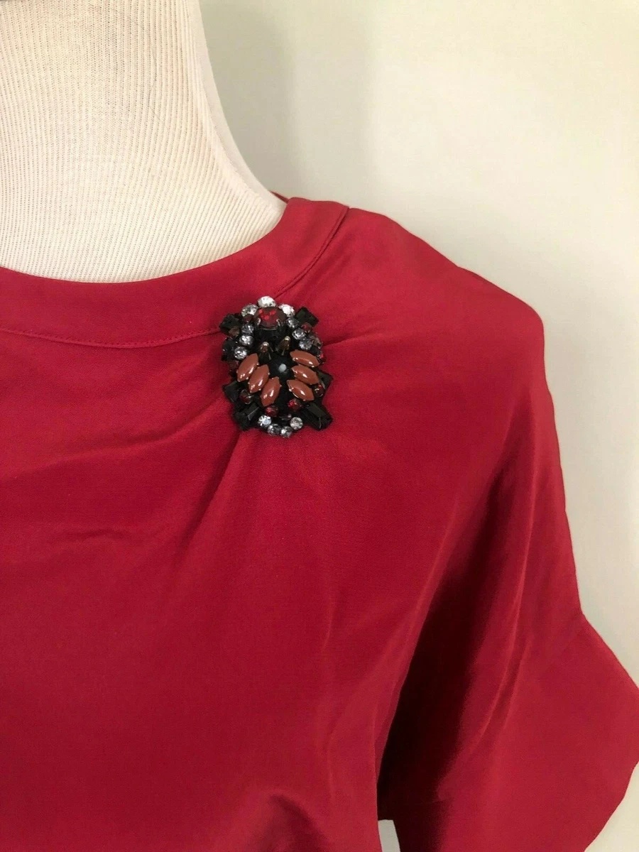 Brooch blouse best sale