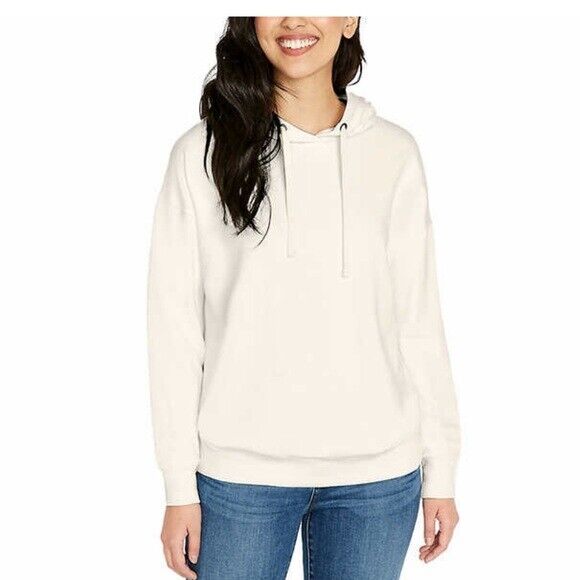 Buffalo Sale Special Price Ladies' Super Max 51% OFF Soft Large White Ivory Hoodie