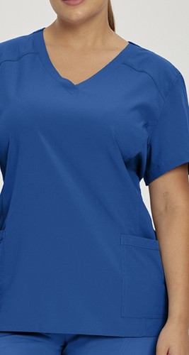 FIT White Cross Scrub Top, Sz Small ( NEW with Tags ) - Picture 8 of 8