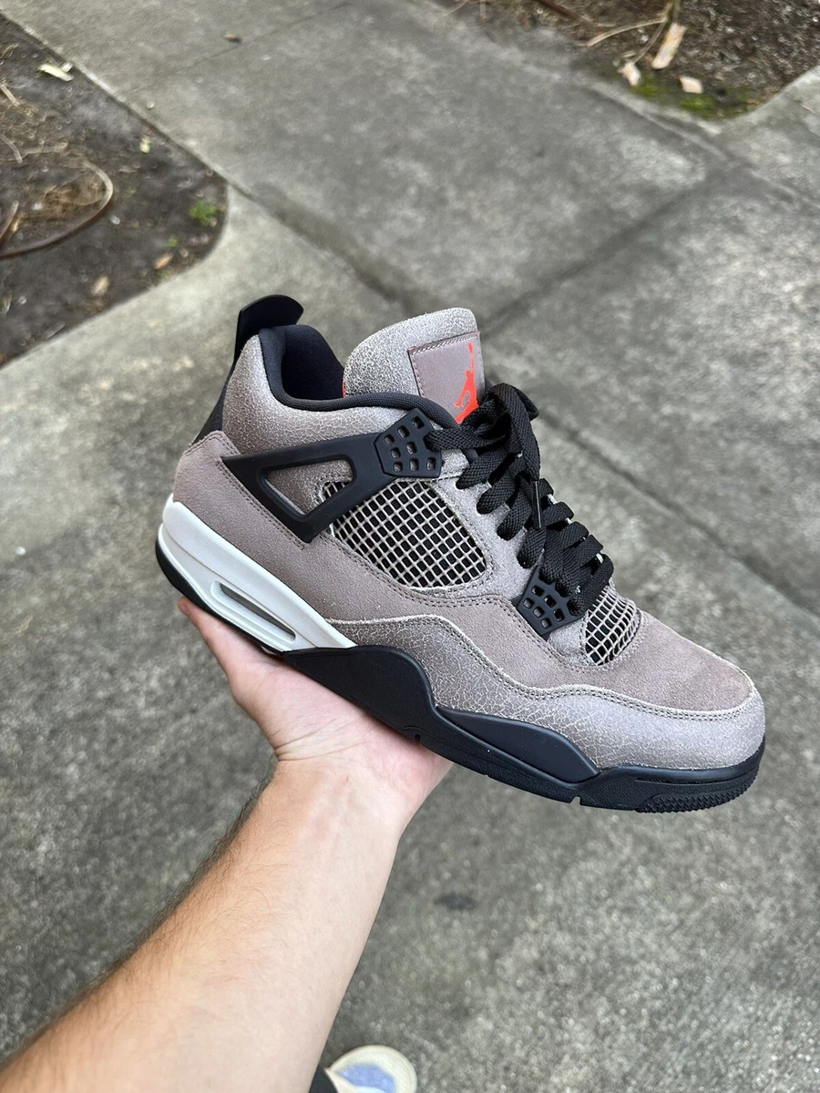 Size 11.5 - Jordan 4 Retro Infrared/Oil Gray/Taupe Haze 2021 DB0732-200 Used