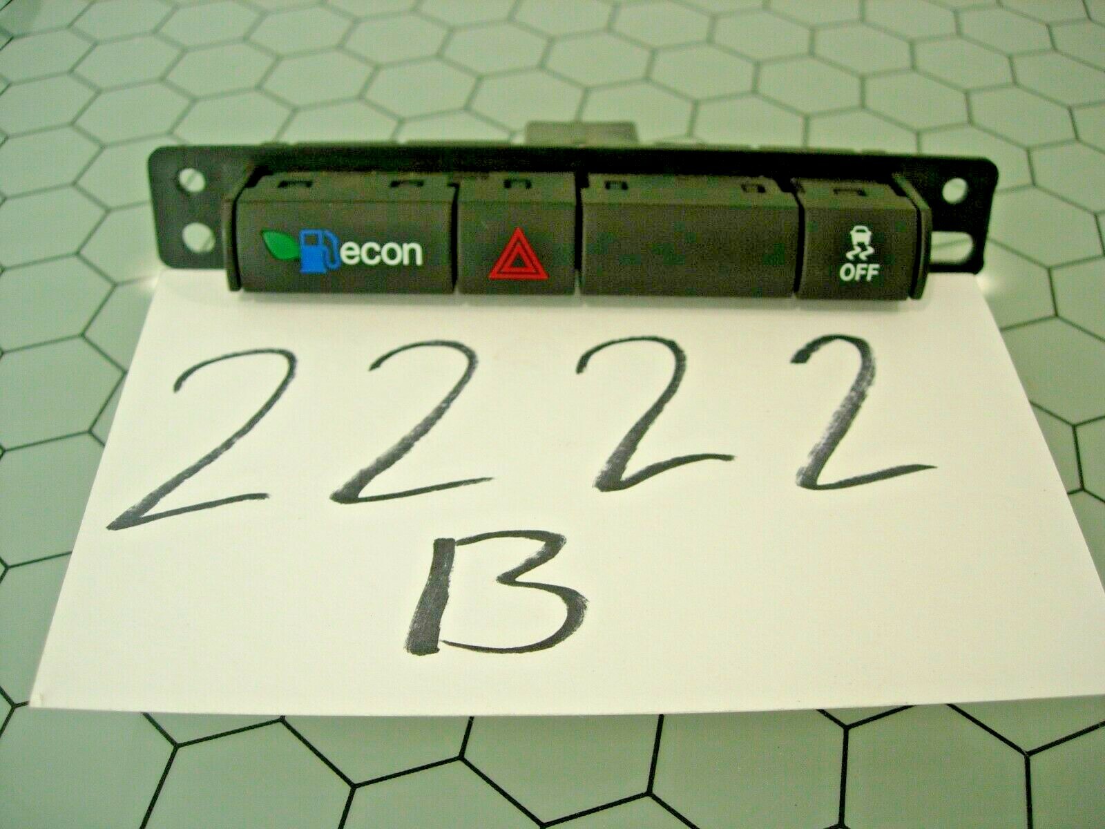 12 13 14 Caravan Econ Hazard Traction Switch Control Power #2222-B