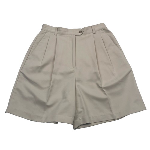 Short de golf femme IZOD taille 8 plissé marron polyester extra sec - Photo 1/9