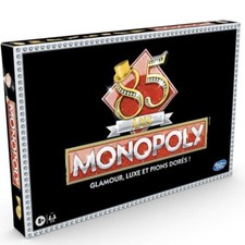 Jeu De Société Monopoly édition 85 ans - Glamour Luxe Et Pions Dorés - NEUF